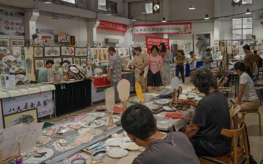 Artists gather in Zibo to paint D