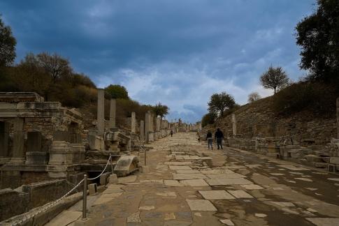 Temple stone path