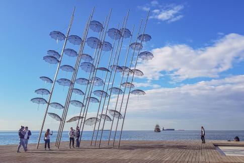 Thessaloniki umbrellas