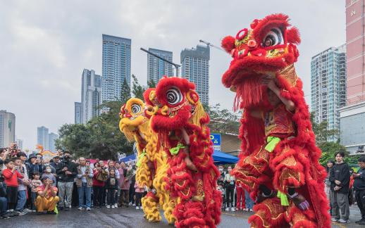 usher in the lunar New Year D