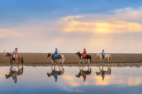 On horseback7