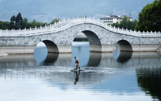 Fishing at Reservoir