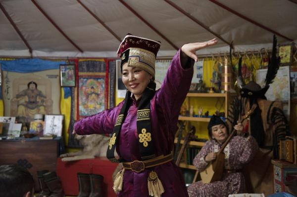 In a Kalmyk yurt