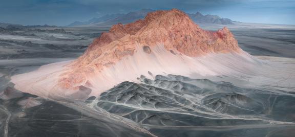 Mountain and Black Wrinkles
