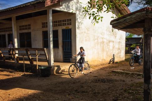 Bicycles and shadows