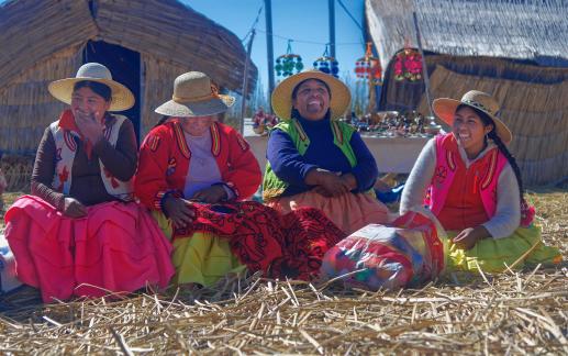 Laughter on Lake Titicaca
