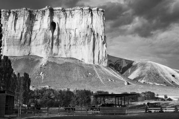 At the foot of the White Rock-2