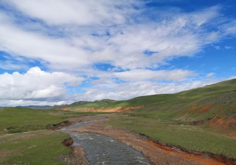blue sky and white clouds 3
