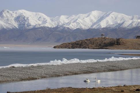 Seeing the snow capped mountains 2