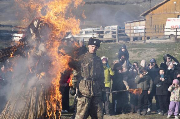 Burning of the Maslenitsa effigy