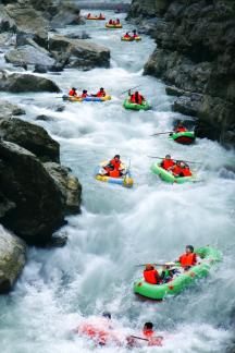 Waves Holding Speedboats