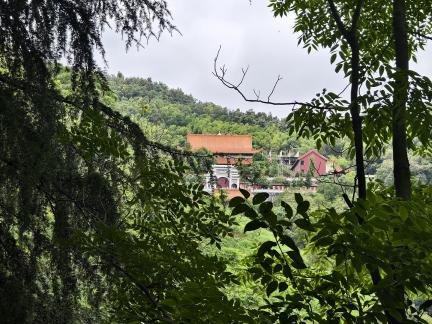 Small temple in the forest