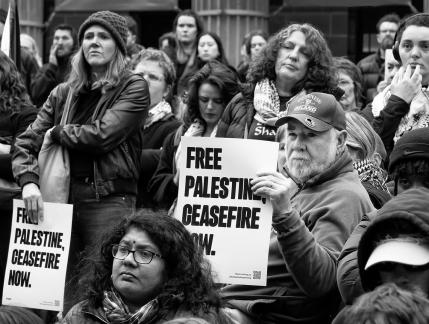 Concerned protesters