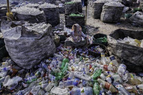 Dhaka plastic waste