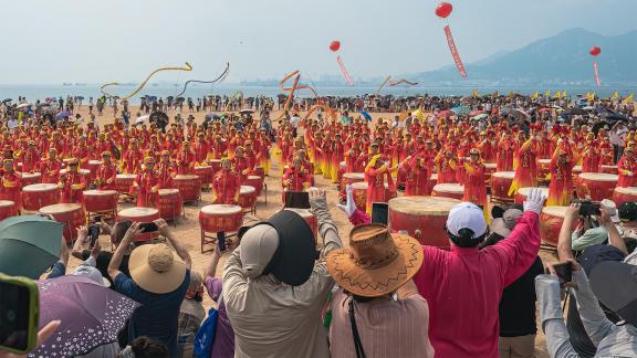 The opening ceremony of the sea A