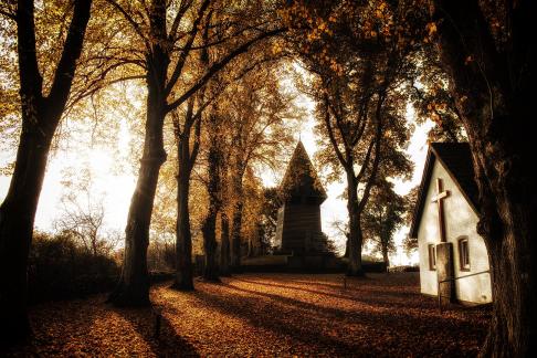 Autumn church