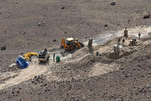 Road repairing from top