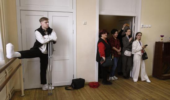 Injured dancer