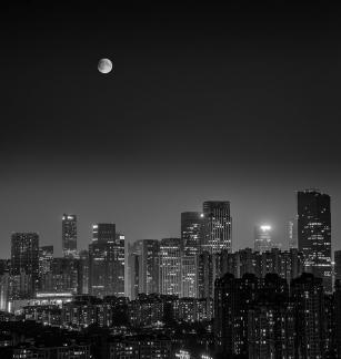 City night scene