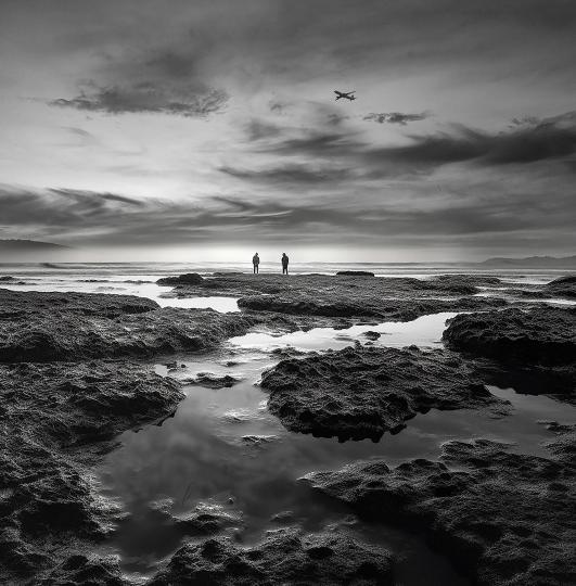 Tidal flat scenery