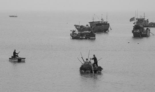 Fishing boats at sea 37