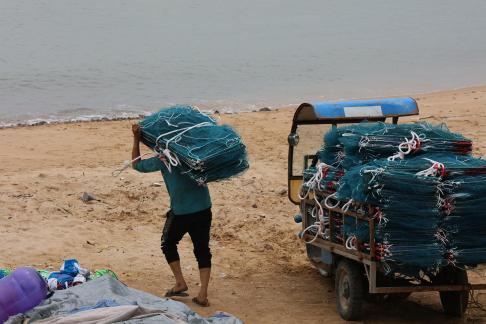 Fishing boats at sea 42