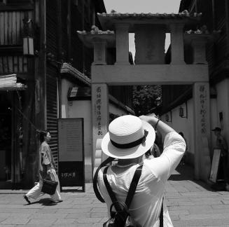 Watchman in front of the door 4
