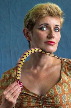 Woman and feather-3