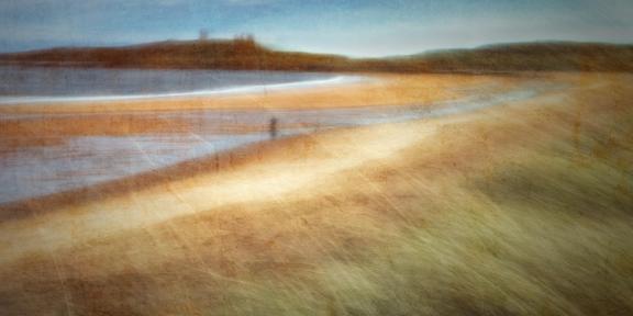 Embleton bay castle view