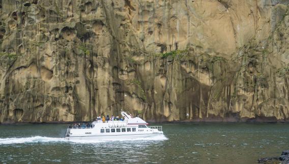 White boat