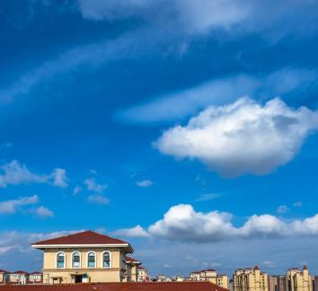 Clouds on the roof 1