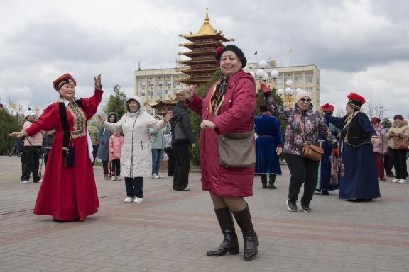 Dancing in Elista