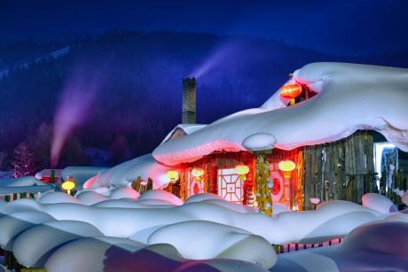 Snow night