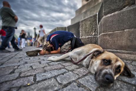 Street sadness