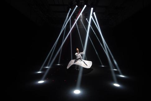Sufi dancer light