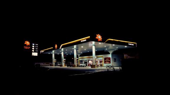 gas station