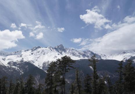 Snowy Peaks and Clear Clouds 3