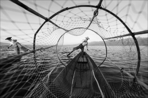 Leg Rower Through Net