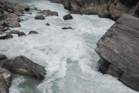 Angry waves of the river 7