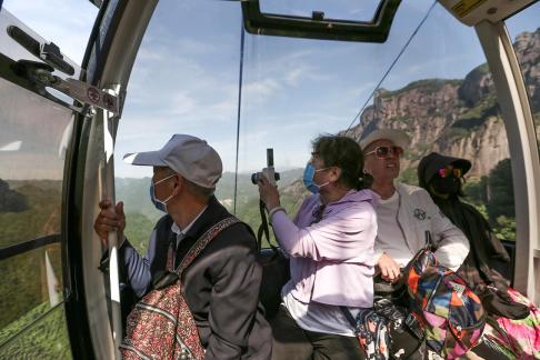 Scenery outside the window