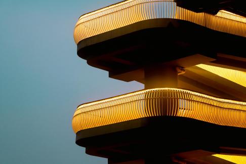 Golden Overpass Bridge 9