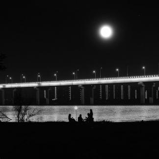 Moonlight by the River