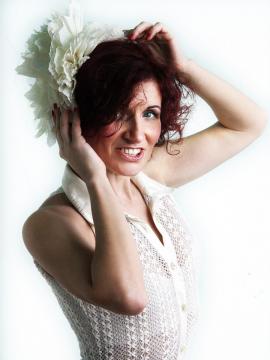 The woman in white