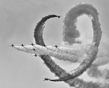Red Arrows Heart