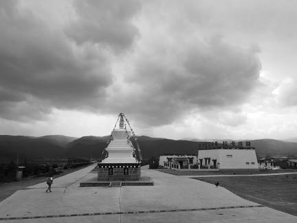Tibetan White Pagoda 2