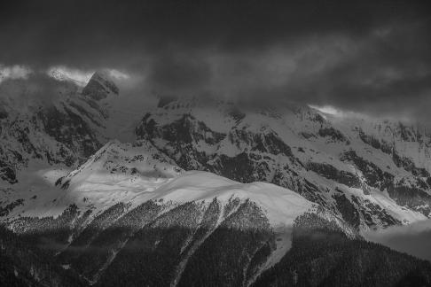 Snowy Land with Gilded Light 12