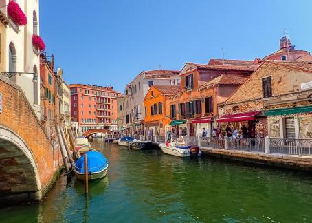 Colorful Venice Canals