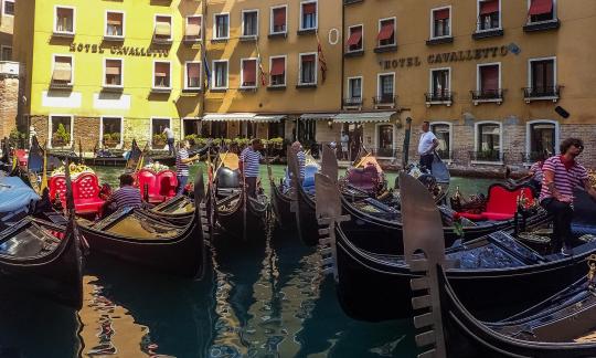 Gondola Station in Venice