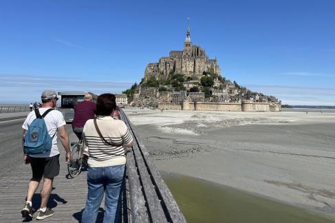 Shots of Mont Saint Michel