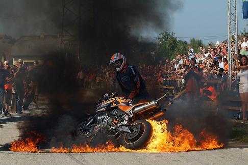 Burning KTM